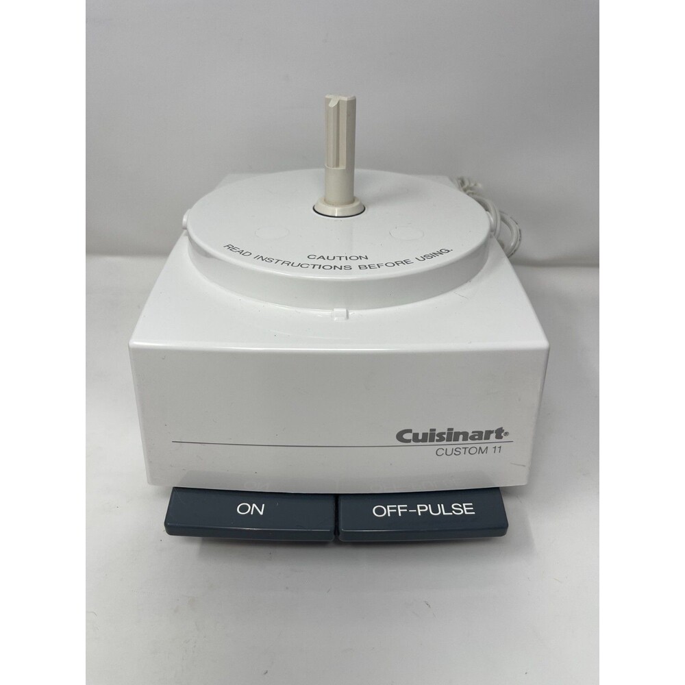 Cuisinart DLC-8M 11 Cup Food Processor Motor ~Base Only~ White Tested MINT